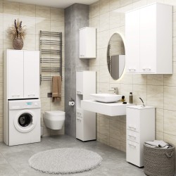 Meuble machine a laver 2 portes  4 étagères 180X64X30 cm