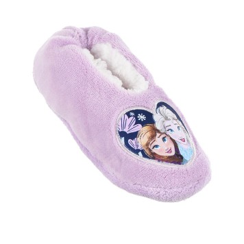 Disney Frozen Stars Purple children's winter slippers 27/30