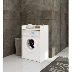 Meuble machine a laver 64x50x98 Cm 1 Étagère Blanc