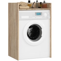 Meuble machine a laver 64x50x98 Cm 1 Étagère Bois sonoma