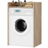 Meuble machine a laver 64x50x98 Cm 1 Étagère Bois sonoma