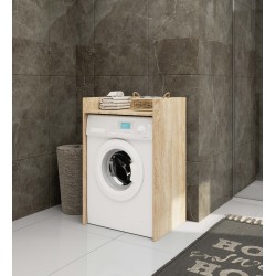 Meuble machine a laver 64x50x98 Cm 1 Étagère Bois sonoma