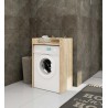 Meuble machine a laver 64x50x98 Cm 1 Étagère Bois sonoma