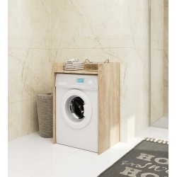 Meuble machine a laver 64x50x98 Cm 1 Étagère Bois sonoma