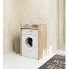 Meuble machine a laver 64x50x98 Cm 1 Étagère Bois sonoma