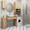 Meuble machine a laver 64x50x98 Cm 1 Étagère Bois sonoma