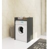 Meuble machine a laver 64x50x98 Cm 1 Étagère Gris anthracite