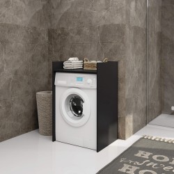 Meuble machine a laver  64x50x98 Cm  1 Étagère  Noir