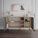 Buffet Bas 3 Portes Et 3 Étagères  142cm