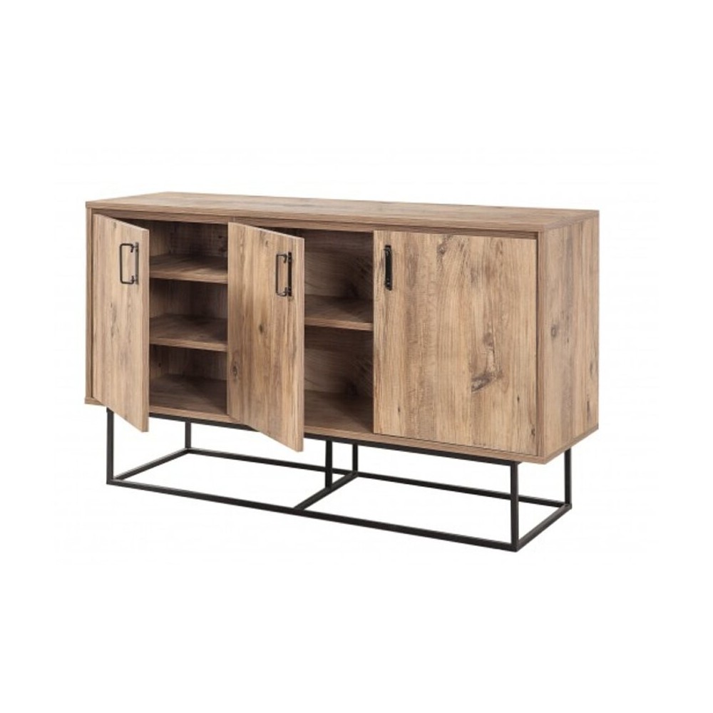 Buffet 3 portes Chêne naturel 140cm Buffet 3 portes Chêne naturel 140cm