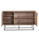 Buffet 3 portes Chêne naturel 140cm