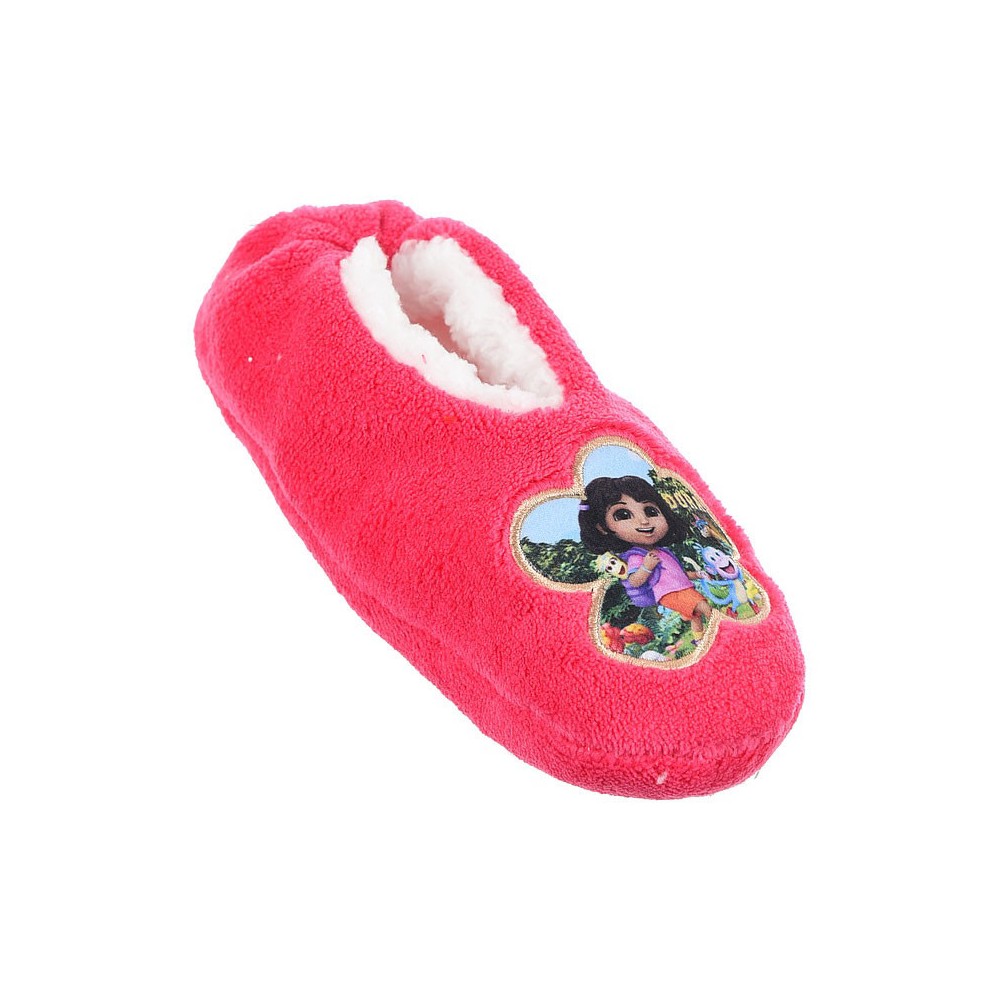 Dora the Explorer Flower Pink children's winter slippers 23/26