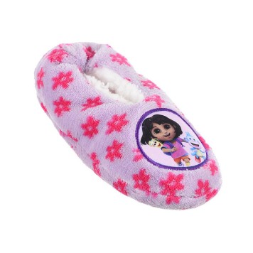 Dora the Explorer Flower Purple kids' winter slippers 23/26