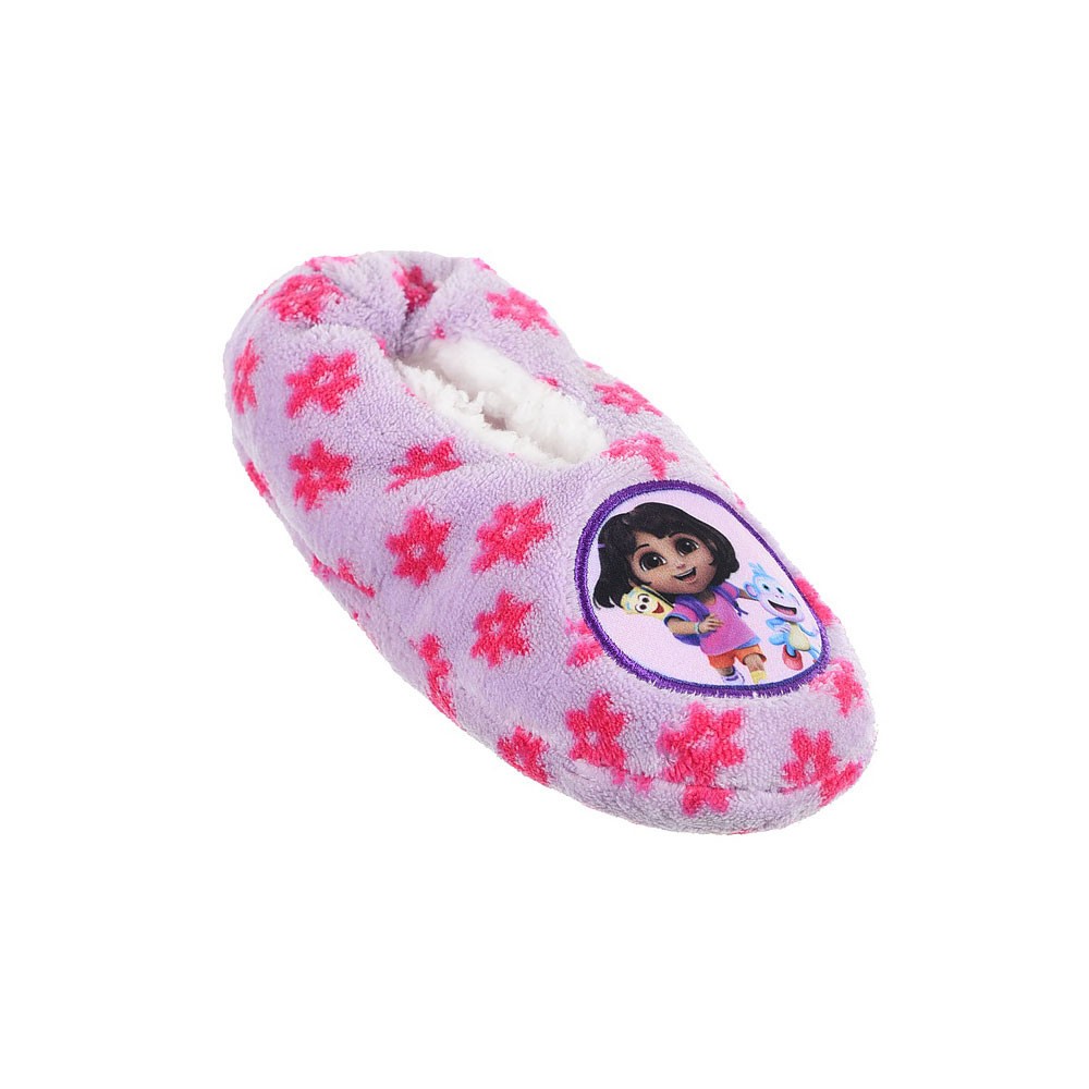 Dora the Explorer Flower Purple children's winter slippers 27/30