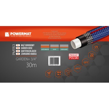 WĄŻ OGRODOWY GARDEN+ 3/4" 30MB