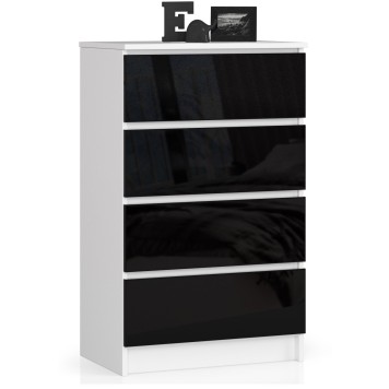 KOMODA K60 4SZ CLP CZARNY POŁYSK