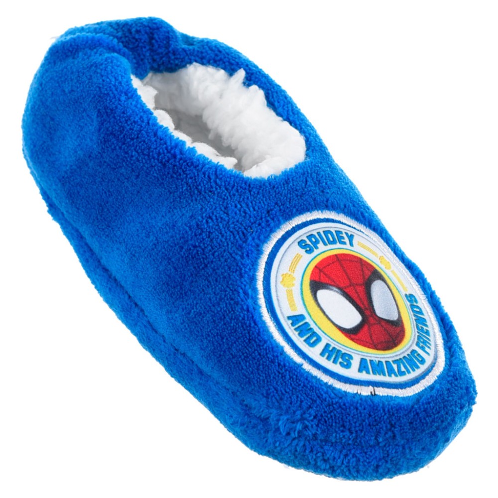 Spiderman Spidey Friends Blue children's winter slippers 31/34