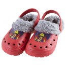Fireman Sam children's winter clog slippers 29/30