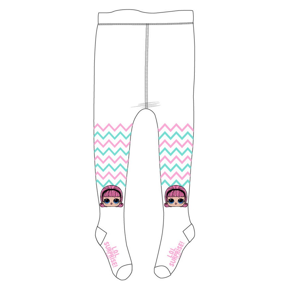 LOL Surprise Style White kids tights 3 - 4 years / 98 - 104 cm