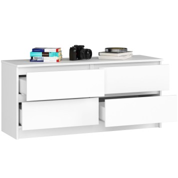 Buffet Commode LISU 4 Tiroirs 120X55X40CM