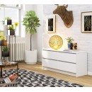 Buffet Commode LISU 4 Tiroirs 120X55X40CM