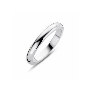 Victoria Silver Colored Wedding Ring