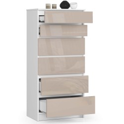 KOMODA K60 6SZ CLP PK CAPUCCINO POŁYSK