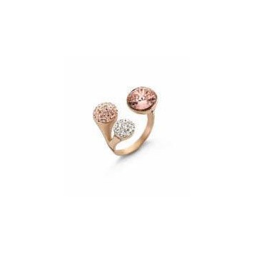 Victoria Rose gold colored multi-stone ring