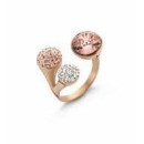 Victoria Rose gold colored multi-stone ring
