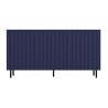 Buffet commode NOA façades rainurées 3 portes 150X40X78 cm