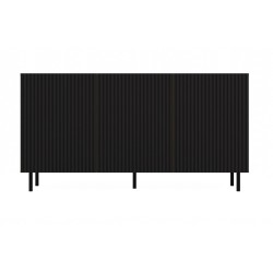 Buffet commode NOA façades rainurées 3 portes 150X40X78 cm
