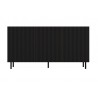 Buffet commode NOA façades rainurées 3 portes 150X40X78 cm
