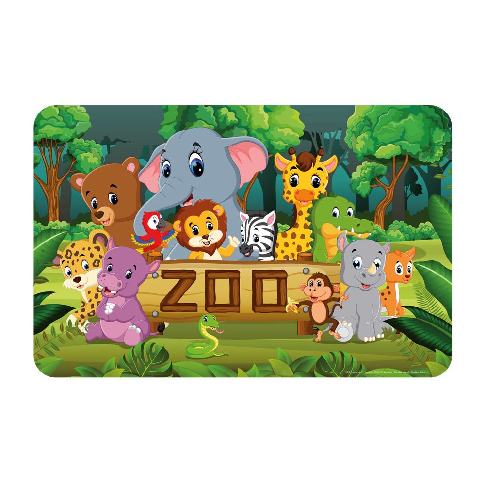 Animals Zoo placemat 43x28 cm