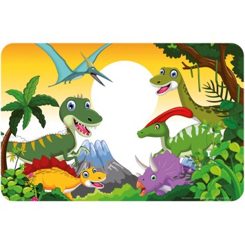 Dinosaur placemat 43x28 cm
