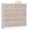KOMODA K120 10SZ CLP CAPUCCINO POŁYSK