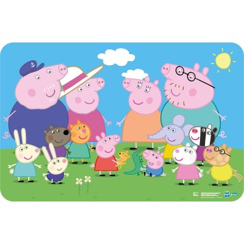 Disney Avengers, Paw Patrol, Peppa Pig placemat 43x28 cm