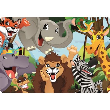 Jungle placemat 43x28 cm