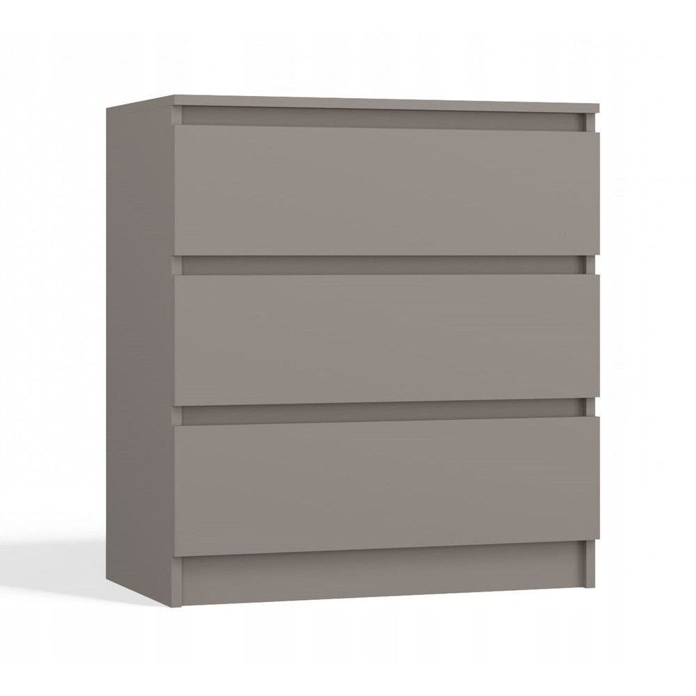 Commode ISIDOR 3 tiroirs 70x40x75 cm Beige Commode ISIDOR 3 tiroirs 70x40x75 cm Beige