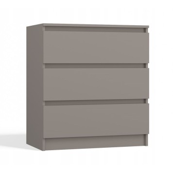 Commode ISIDOR 3 tiroirs 70x40x75 cm Beige