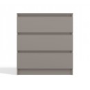 Commode ISIDOR 3 tiroirs 70x40x75 cm Beige