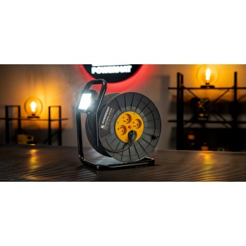 Przedłużacz Bębnowy 30m 3x2,5 Na Bębnie + Halogen PM-PB-30-3-2.5TH