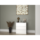 Commode ISIDOR 3 tiroirs 70x40x75 cm Blanc