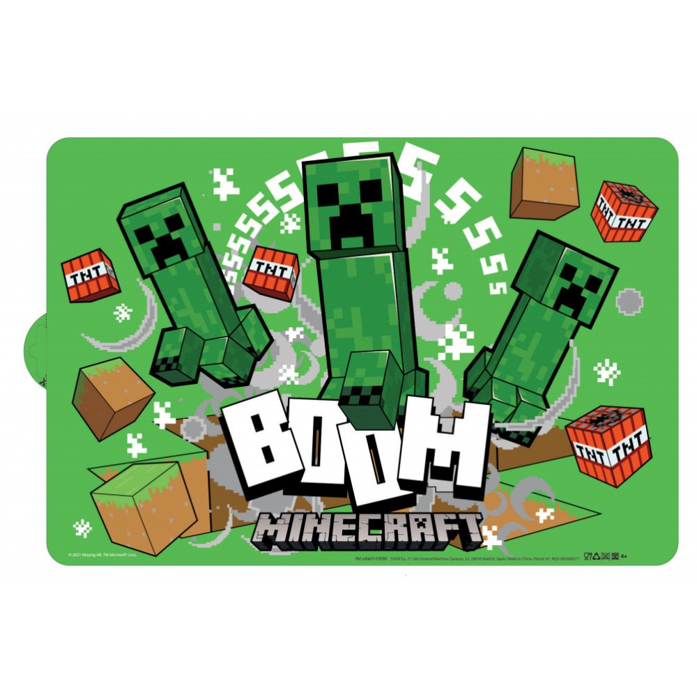 Minecraft placemat