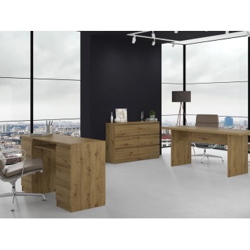 Commode IRINA 6 tiroirs 120 x75 x 30 cm Bois