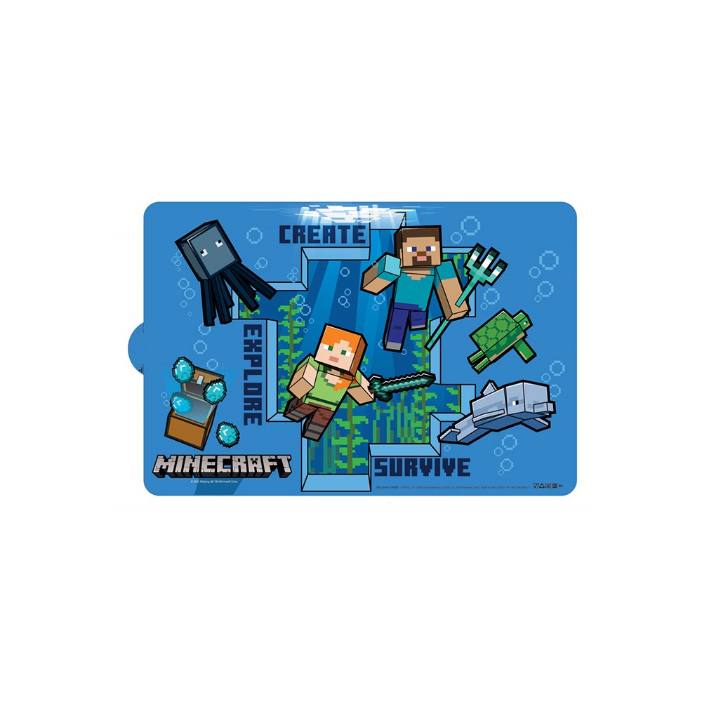 Minecraft placemat