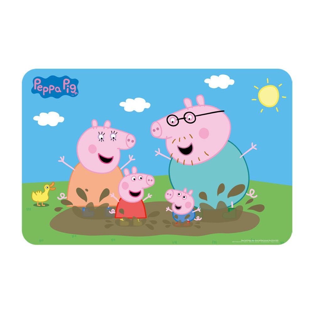 Peppa Pig Mud Bath placemat 43x28 cm