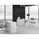 Commode IRINA 6 tiroirs 120 x75 x 30 cm Blanche