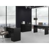 Commode IRINA 6 tiroirs 120 x75 x 30 cm Noir