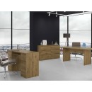 Commode IRINA 6 tiroirs 138 x75 x 40 cm Bois