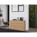 Commode IRINA 6 tiroirs 138 x75 x 40 cm Bois